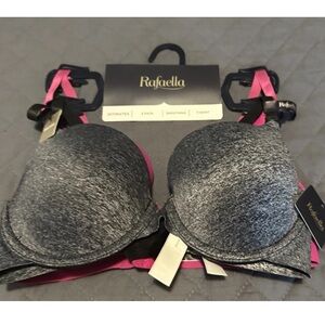 Rafaella  2 Pack underwire Lasercut Bra Size 34C